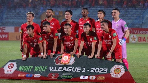 CLB Công an Hà Nội nhận án phạt trước vòng 13 V.League 2023